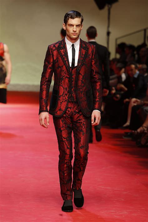 dolce gabbana robe suit|dolce gabbana runway line suits.